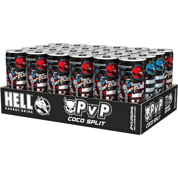 Bax 24 Buc Hell Energy Gamer Pvp Coco Split 250ML